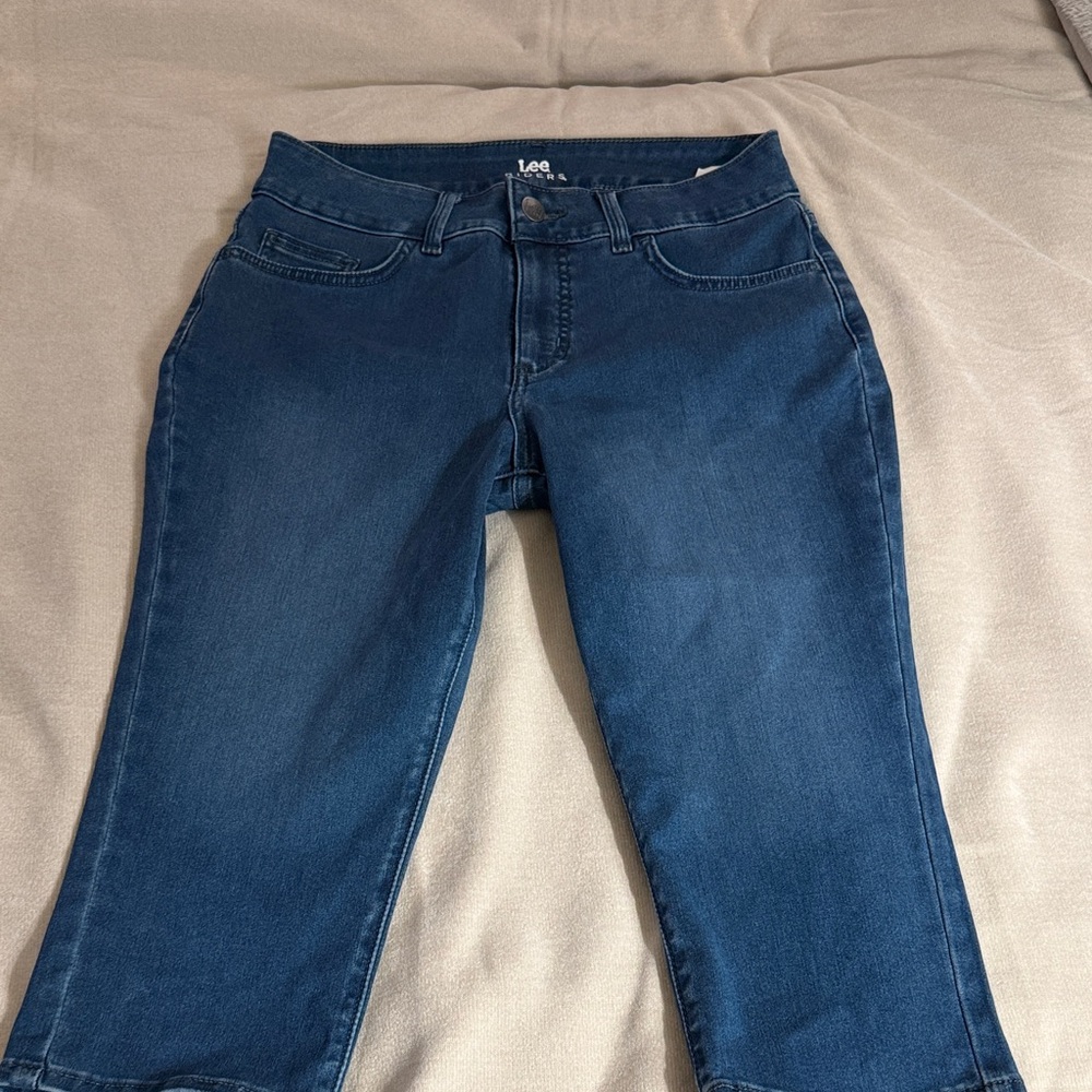 Lee Women's Blue Capri Jeans